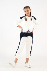 Sprinkles Stitched 2 Piece Winter Co Ord Sets Kids Collection'2025-Cozy Cloud Set - White