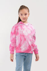 Sprinkles Stitched 1 Piece Winter Shirts Kids Collection'2025-Terry Cloth Graphic Hoodie - Pink