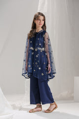 Sprinkles Stitched 2 Piece Formals Jumpsuit Kids Collection'2025-Sitara - 2 pcs Jumpsuit Long Cape