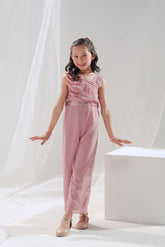 Sprinkles Stitched 1 Piece Formals Jumpsuit Kids Collection'2025-Pearl Glow - Jumpsuit