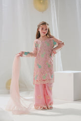 Sprinkles Stitched 3 Piece Formals Festive Kids Collection'2025-Aiza - 3-Piece Embroidered Set
