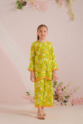 Sprinkles Stitched 2 Piece Summer Co Ord Sets Kids Collection'2025-Lemon Lit - Co-ord Set