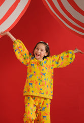 Sprinkles Stitched 2 Piece Summer Co Ord Sets Kids Collection'2025-Yellow Dreams - Co-ord Set