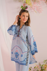 Sprinkles Stitched 2 Piece Summer Co Ord Sets Kids Collection'2025-Royal Radiance - 2pcs