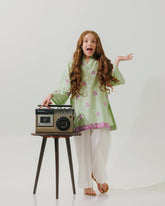 Sprinkles Stitched 1 Piece Summer Shirts Kids Collection'2025-Vintage Boho Glow - 1pc - Embroidered