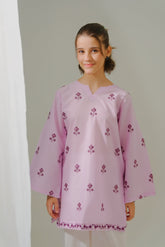 Sprinkles Stitched 1 Piece Summer Shirts Kids Collection'2025-Whimsical Floral Charm - 1pc - Embroidered