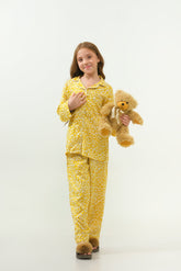 Sprinkles Stitched 2 Piece Winter Night Suit Kids Collection'2025-Sunshine Daisies - Night Suit - 2pcs