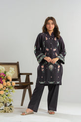 Sprinkles Stitched 2 Piece Summer Co Ord Sets Kids Collection'2025-Twilight Garden - 2pcs - Embroidered