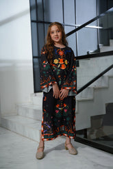 Sprinkles Stitched Summer Kaftan Kids-Mystic Brushstroke - 1pc