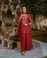 Sprinkles Stitched Formals Festive Kids-Anarkali - 3pcs