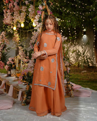 Sprinkles Stitched Formals Festive Kids-Kesari Noor - 3pcs