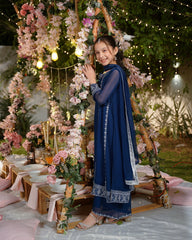 Sprinkles Stitched Formals Festive Kids-Noor-e-Neel - 3pcs