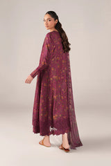 Iznik Unstitched 3 Piece Spring Summer Suit-SS-04