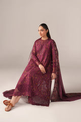 Iznik Unstitched 3 Piece Spring Summer Suit-SS-04