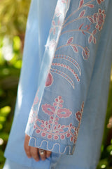 Pret Essentials By Sahar Stitched 2 Piece Summer Collection'2025-SSEC-V3-RR-05-Sakura Sky