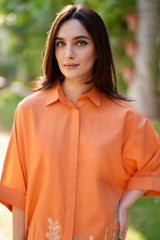 Pret Essentials By Sahar Stitched 2 Piece Summer Collection'2025-SSEC-V3-RR-06-Saffron Souk