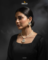 Estuary Petite Floral Necklace Set - Zeesy Jewellery