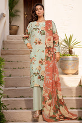 Sada Bahar Stitched 3 Piece Printed Cambric Vol-01 Collection'2025-241-PISTA