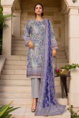 Sada Bahar Stitched 3 Piece Printed Lawn Vol-02 Suit-PR-9477-Skin