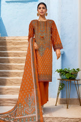 Sada Bahar Stitched 3 Piece Printed Lawn Vol-02 Suit-PR-1272 Golden