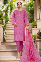 Sada Bahar Stitched 3 Piece Printed Lawn Vol-02 Suit-PR-2775-Pink