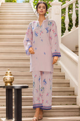 Sada Bahar Stitched 2 Piece Mid Summer Co Ords Lawn Collection'2024-D-5044-Pink