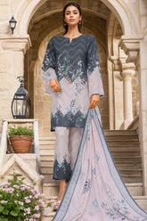 Sada Bahar Stitched 3 Piece Mid Summer Co Ords Collection'2024-D-5674-Black