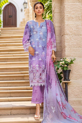Sada Bahar Stitched 3 Piece Printed Chikankari Vol-01 Suit-PCK-Lilac