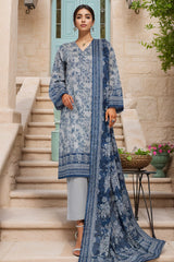 Sada Bahar Stitched 3 Piece Printed Lawn Vol-02 Suit-PR-9493-Off White
