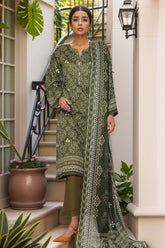 Sada Bahar Stitched 3 Piece Printed Lawn Vol-03 Collection'2025-PR-2738-Mehndi