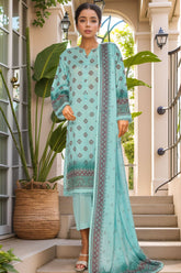 Sada Bahar Stitched 3 Piece Printed Lawn Vol-03 Collection'2025-PR-342-Ferozi