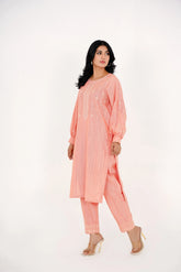 Qurb Stitched 2 Piece Winter Collection'2025-Saffron
