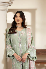 Justuju By Inara Stitched 3 Piece Winter Suit-SAGE DR-07