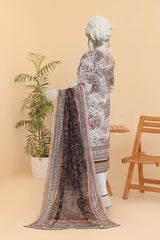 Summer Bloom Edition By Almeerah Unstitched 3 Piece Digital Printed Lawn Collection'2025-Sandy Haze