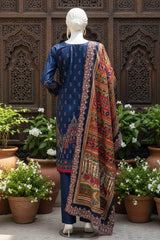 Almeerah Unstitched 3 Piece Winter Khaddar Luxe Collection'2025-Sapphire Nightfall