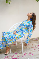 Sprinkles Stitched 2 Piece Summer Luxury Lawn Women Collection'2025-Sapphire - 2-Piece Luxury Lawn Set