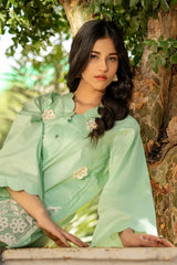 Dhaga Stitched 2 Piece Summer Collection'2025-Scaloppy Green