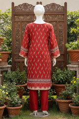 Almeerah Unstitched 3 Piece Winter Khaddar Luxe Collection'2025-Scarlet Luxe Bloom