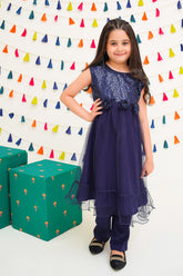Elegant Sequence Net 2 Pc Suit â?? A stylish and comfortable 2 Pc suit for kids