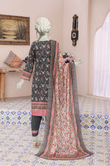 Almeerah Unstitched 3 Piece Emb Cutwork Lawn Vol-04 Collection'2025-Shadow Grey Luxe