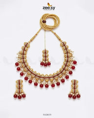 Shahi Pearl Drop Necklace Set