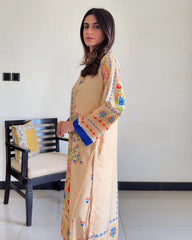 Zayne By Mashrib Stitched Summer Vol-01 Suit-Sienna - 2pc