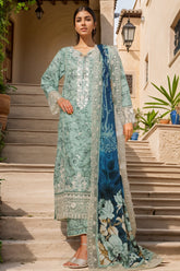 Signature By Sada Bahar Stitched 3 Piece Festive Emb Lawn Vol-02 Suit-ED-236-PISTA