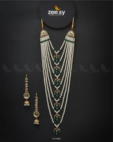 Sitarah Malla Necklace Green - Zeesy Jewellery