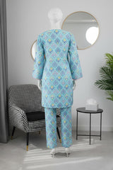 Lush Aura By Almeerah Stitched 2 Piece Premium Bana Dora Lawn Collection'2025-Skyline Haze
