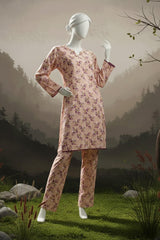 Doriya Luxe By Almeerah Stitched 2 Piece Premium Bana Dora Lawn Collection'2025-Soft Peach Grace