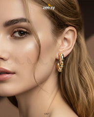 Spiral Hoop Earrings - Zeesy Jewellery