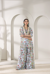 Luxe Noir by Madiha Gohar Stitched Summer Suit-Star Dust