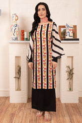 Morganite By Stitch Vibes Stitched Shirts Collection'2024-Striped Floral Shirt