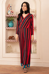 Morganite By Stitch Vibes Stitched Jumpsuit Suit-Striped Jumpsuit